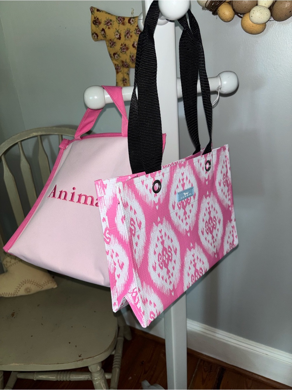Pottery barn kids +  12 in Scout tote Pink Patterned Tote